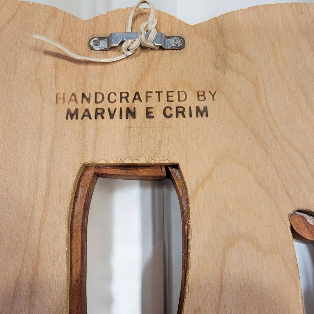 Handcrafted wooden christmas